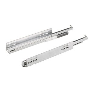 Lot De 10 Glissières Tiroir Fermeture Douce SCD104M - Métal Blanc, Facile à Installer