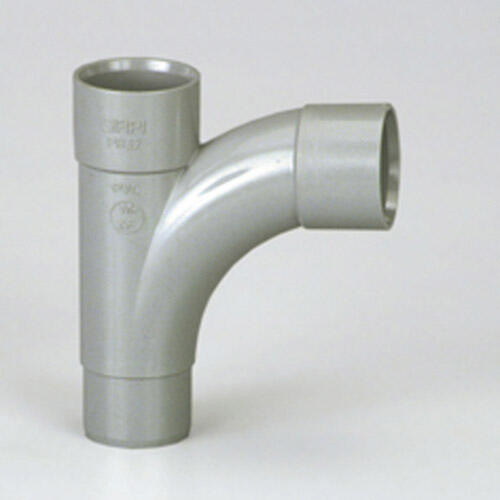 Té Pied-de-biche 87°30 PVC à coller, femelle / femelle, D.40 - 3