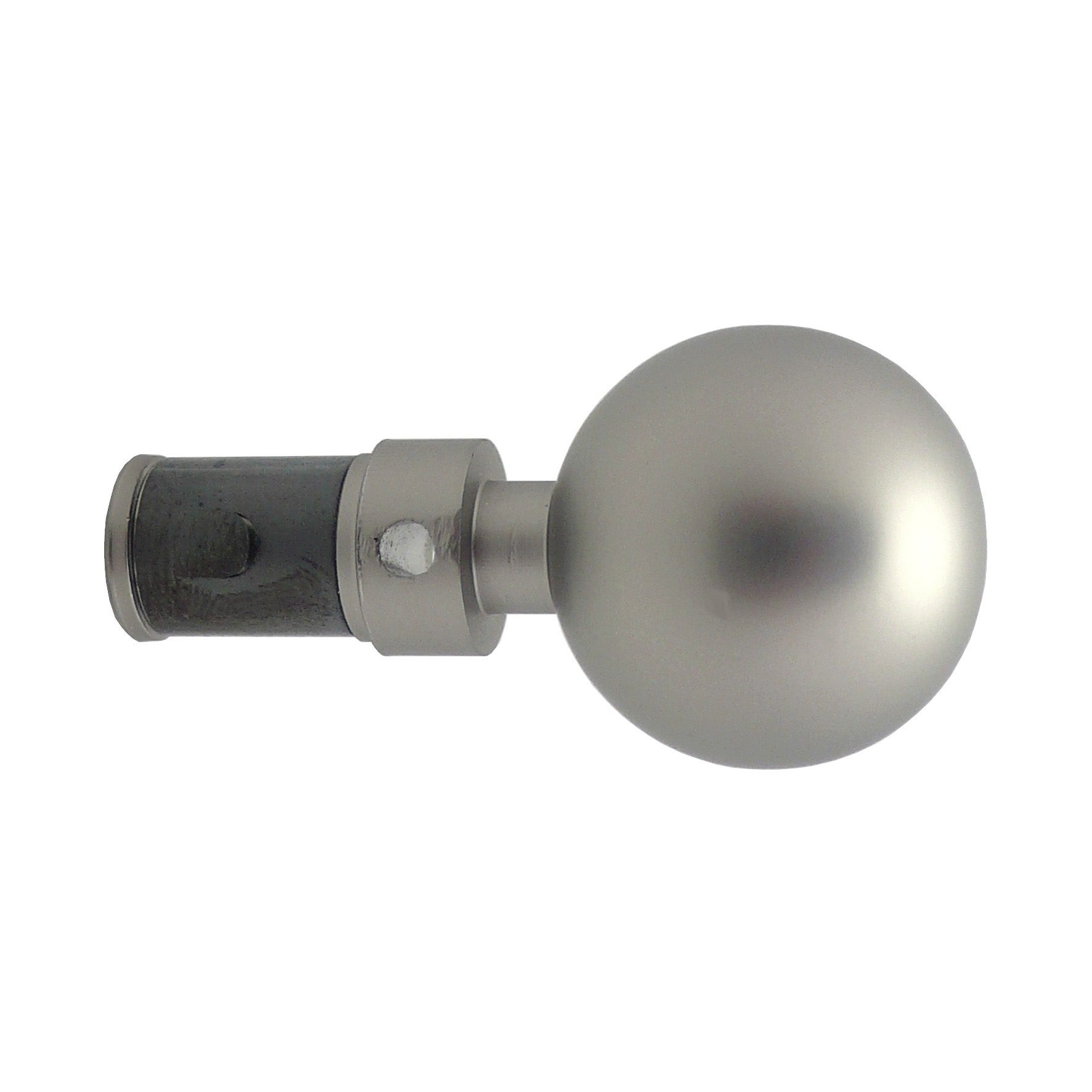 Lot De 2 Embouts Pour Barre à Rideau , Diam.8 / 10 Mm Nickel Design Inspire 71582602