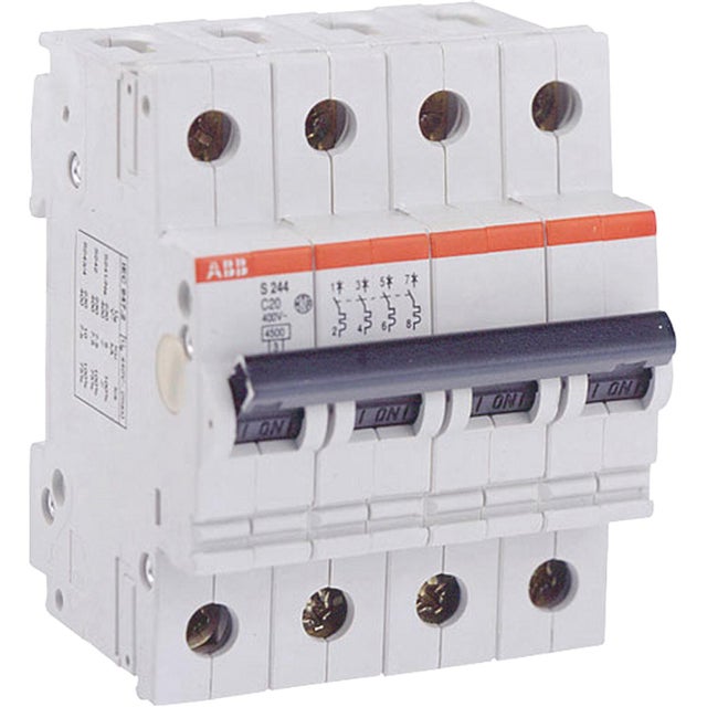 Interruptor termomagnético 2 polos 20 A enchufable Square D Interruptor termomagnético 2 polos 20 A enchufable Square D