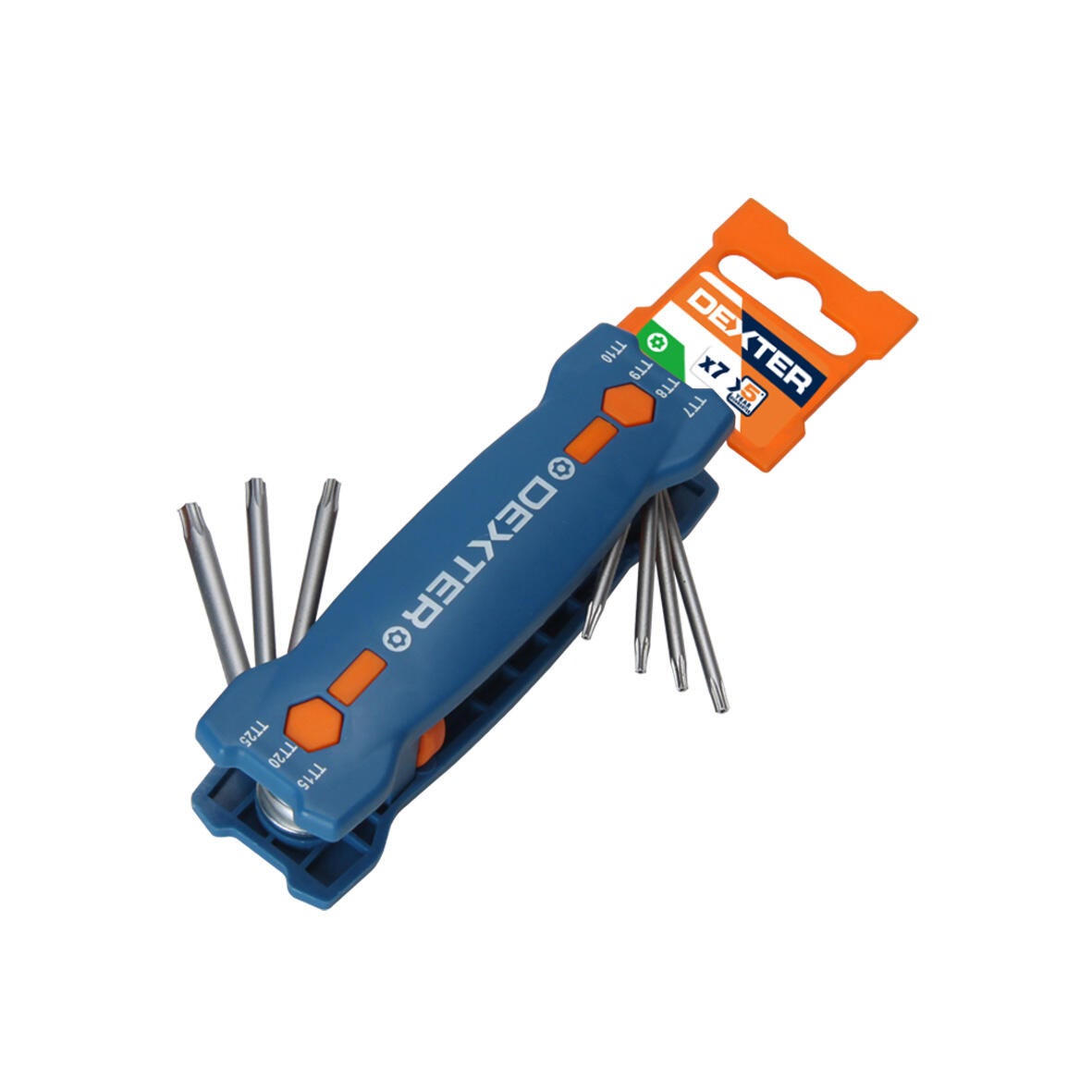 Jogo de chaves torx DEXTER TT7-25 - 8
