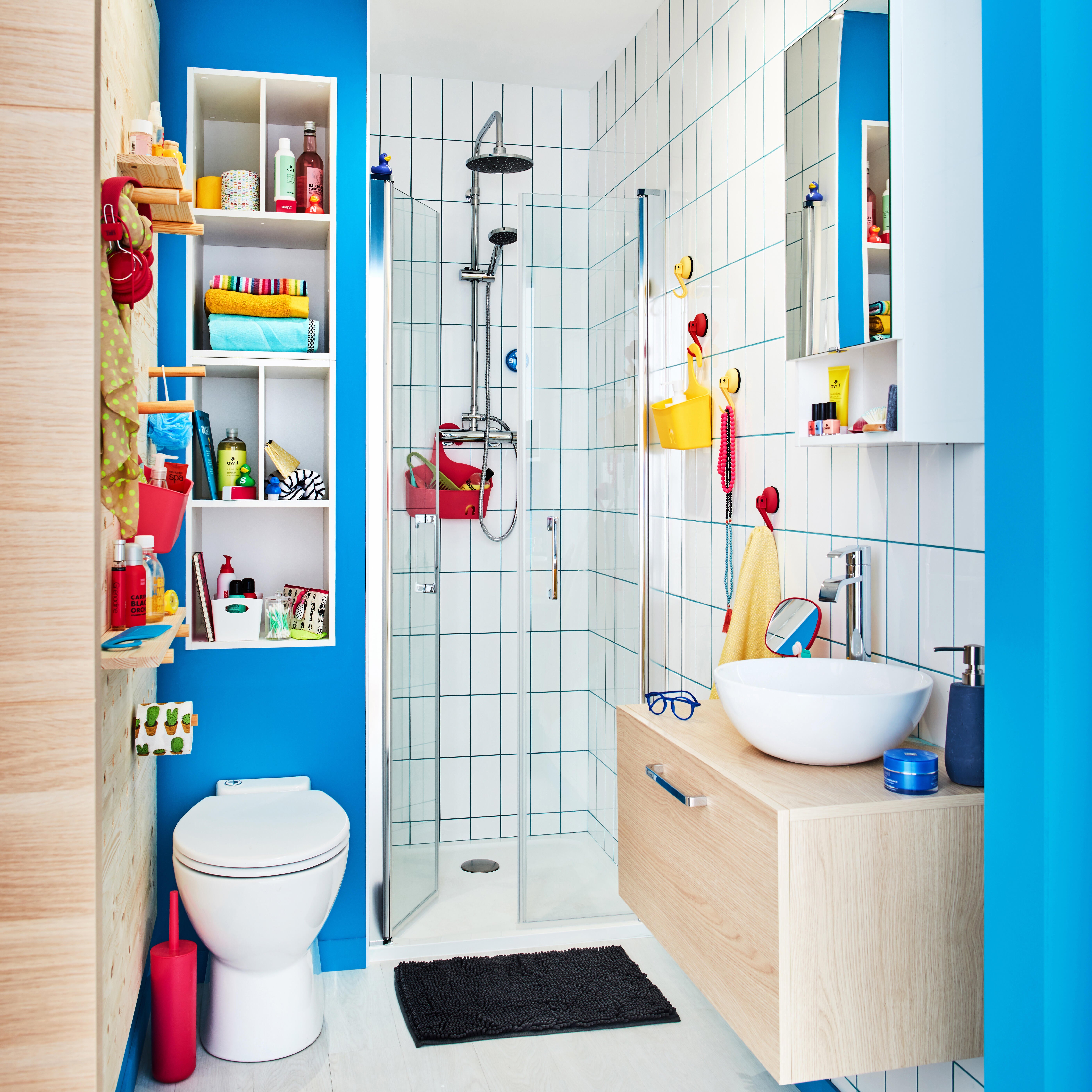 Mobile da bagno sospeso sotto lavabo L 70 x H 35.9 x P 38 cm rovere opaco, 1 cassetto SENSEA Easy - 2