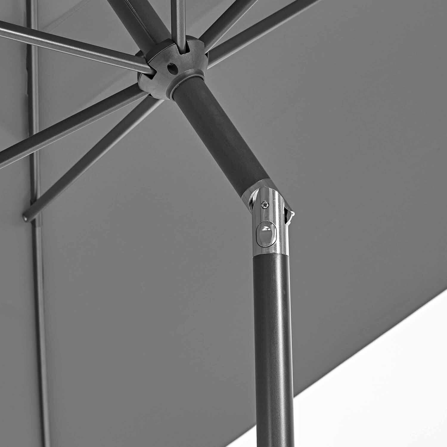 Parasol NATERIAL Avea gris rectangulaire - 9