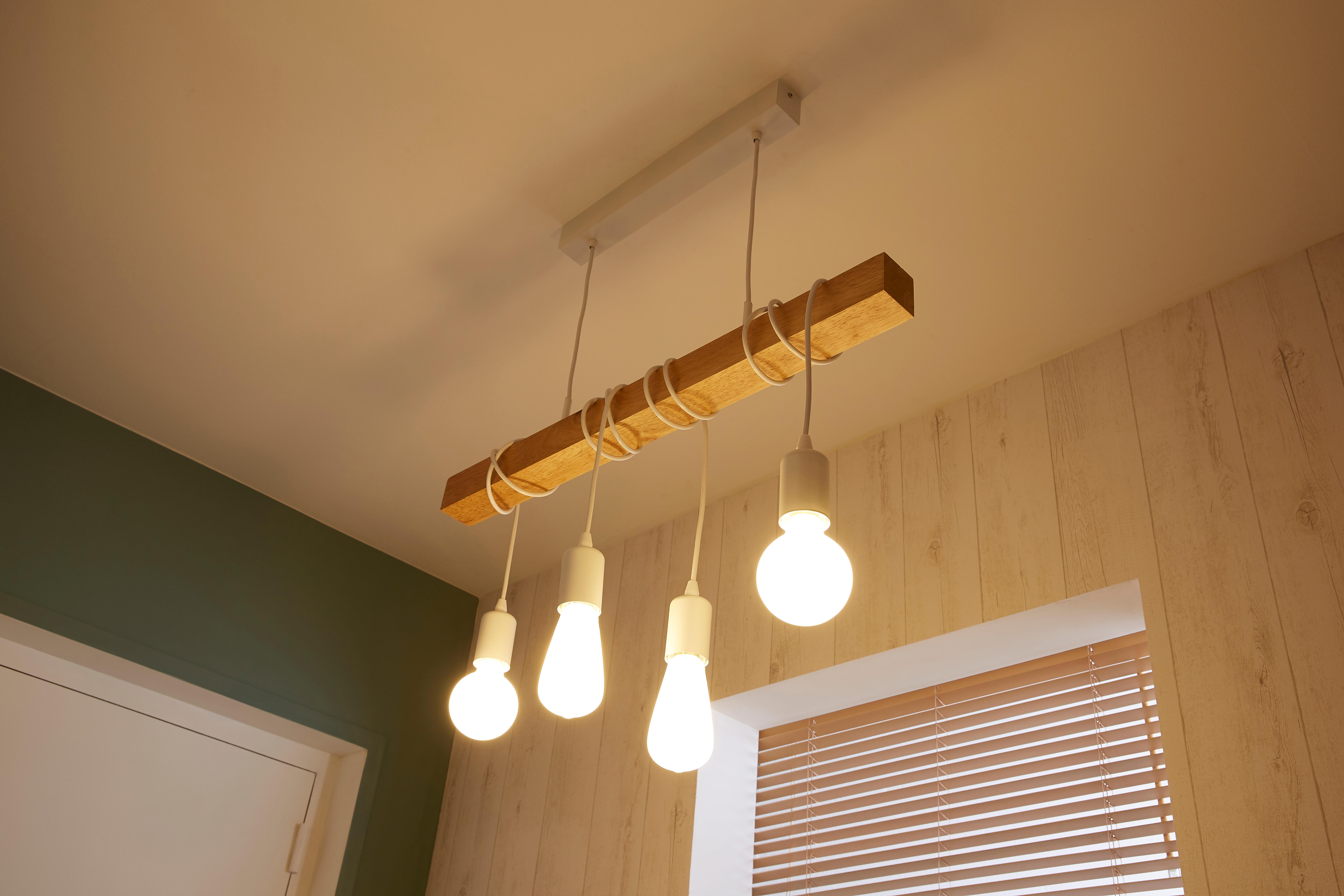 Suspension Townshend, acier, bronze, Diam.0 cm, E27 - 4