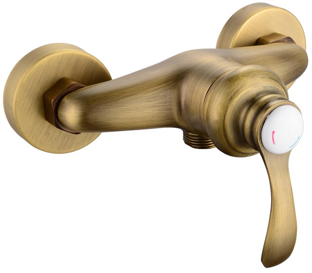 Robinet de baignoire thermostatique, construction en laiton massif, style de luxe moderne, pour