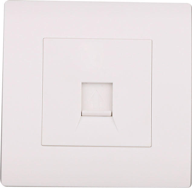 Prise RJ45 complet Mirage blanc