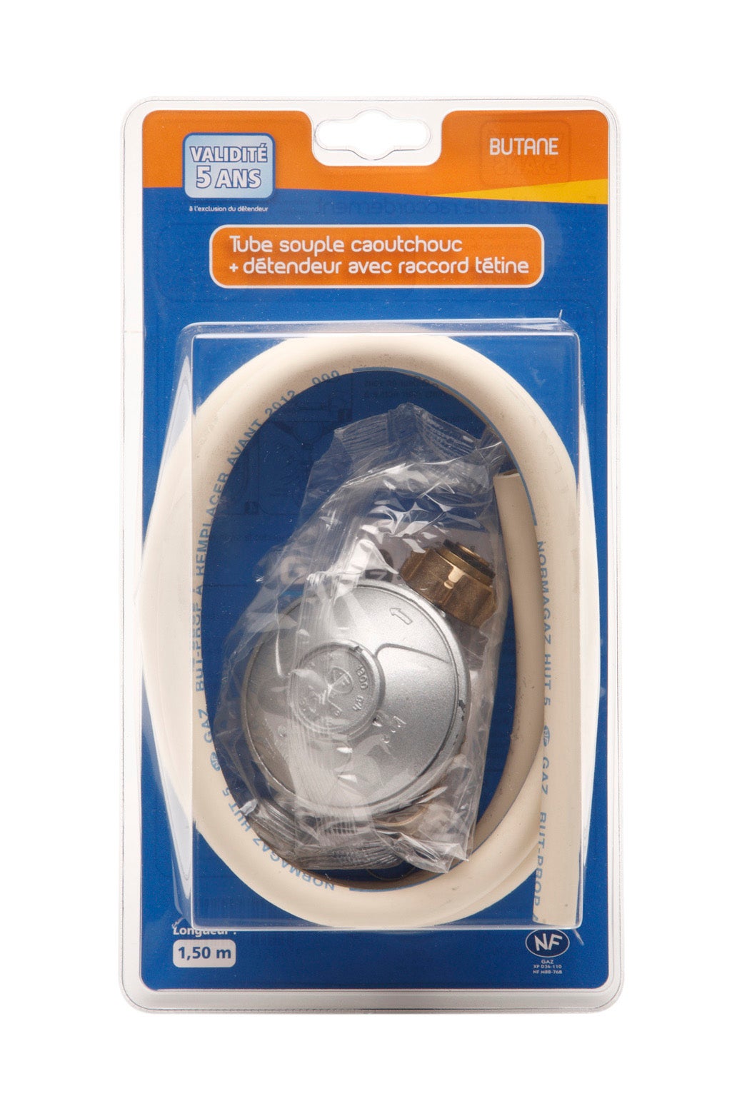 Tuyau caoutchouc gaz butane garantie 5 ans, H.17 cm GAZINOX - 4