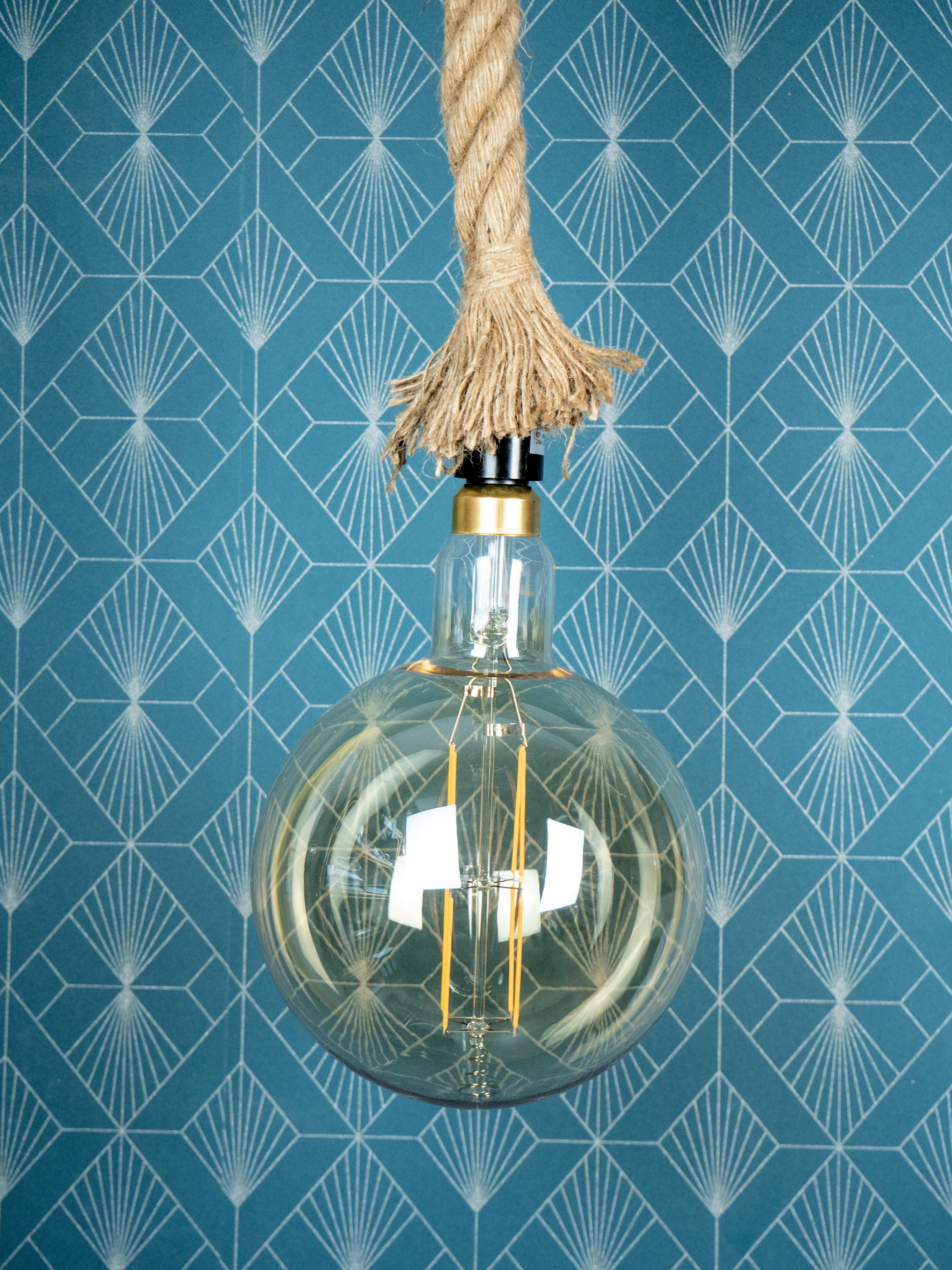 Ampoule led déco, globe 200mm,  E27, 800lm, blanc très chaud, dimmable, XANLITE - 2