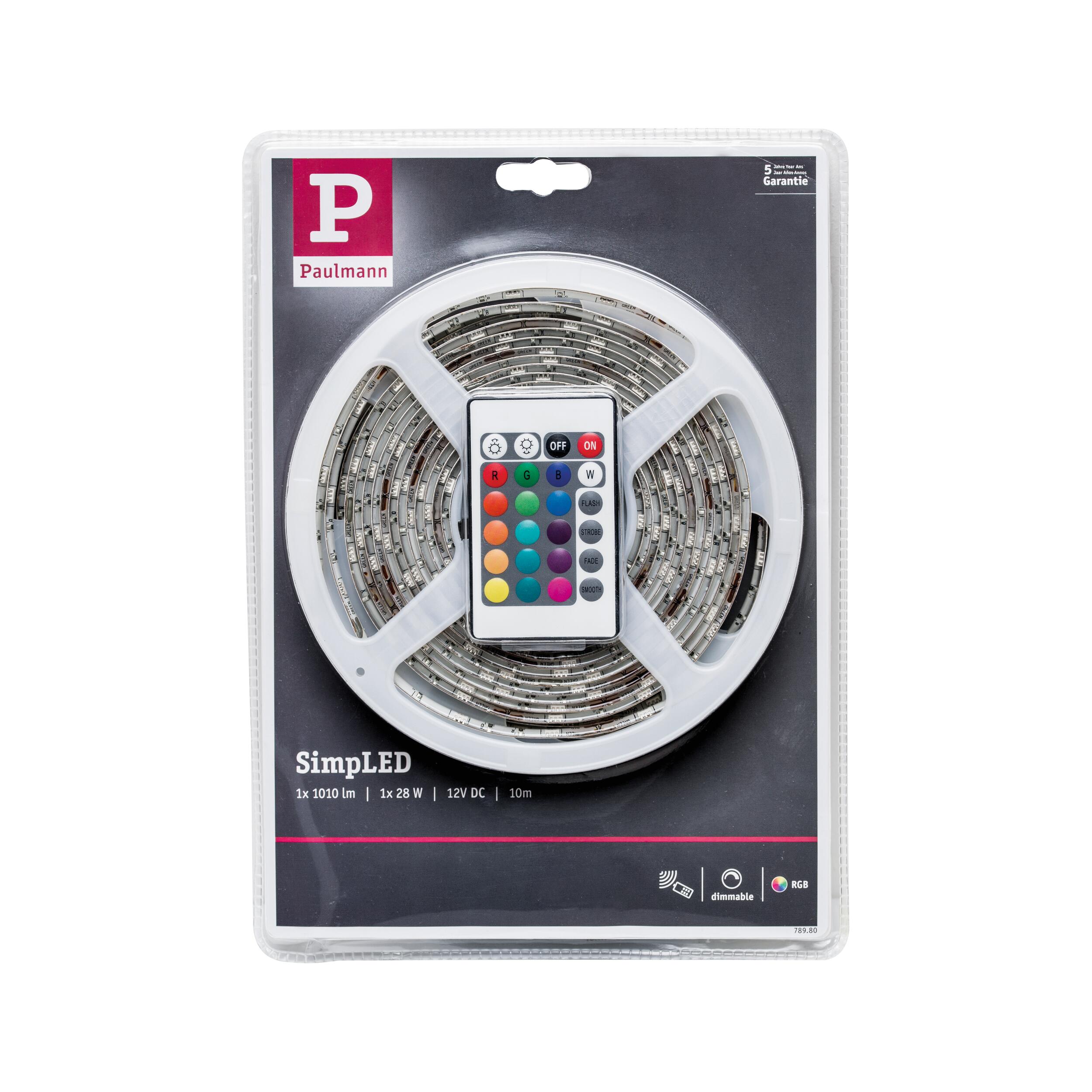 Kit ruban LED L.10 m changement de couleurs SimpLED PAULMANN - 7