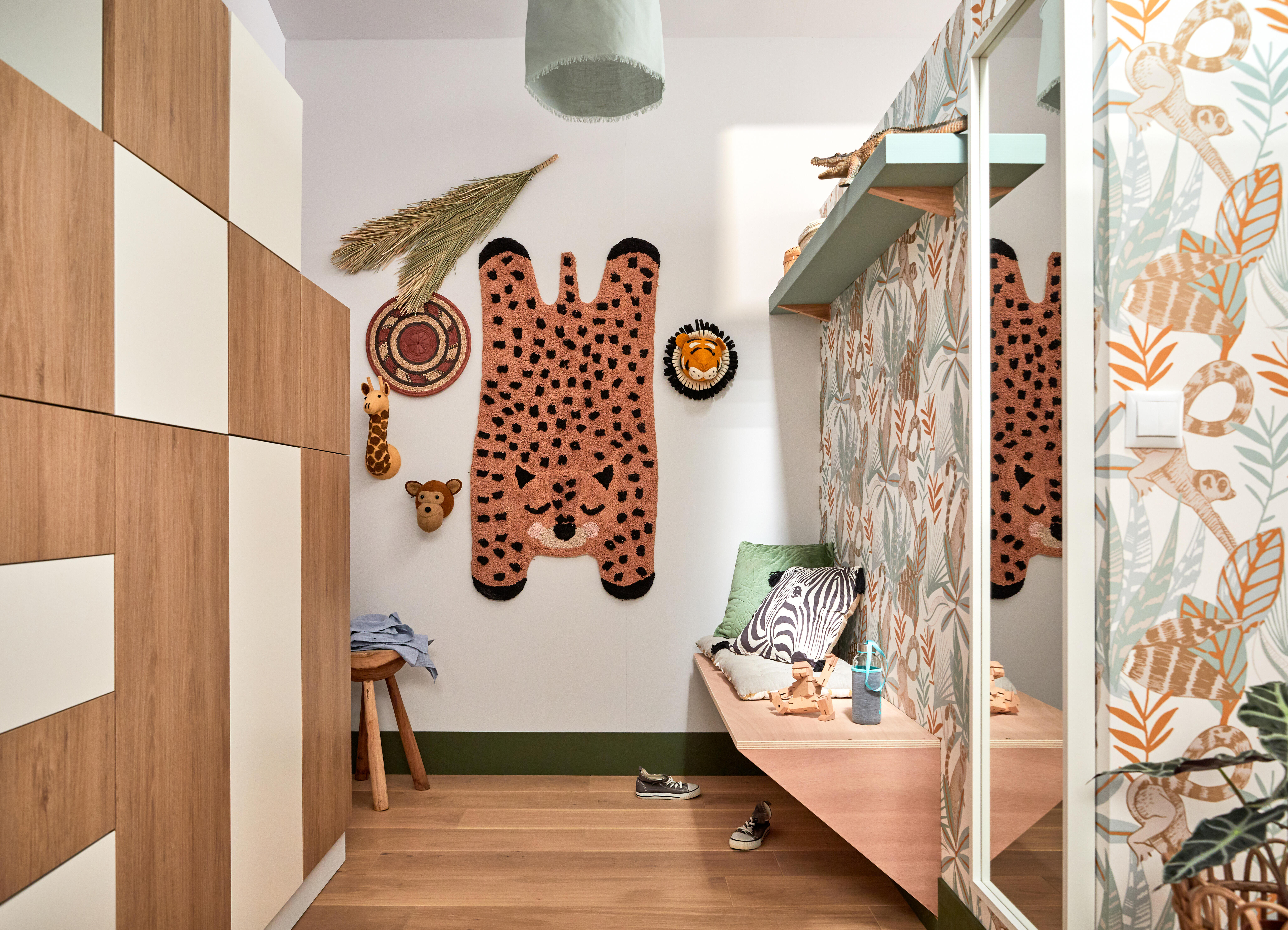 Specchio PURE rettangolare bianco 40 x 160 cm INSPIRE - 3