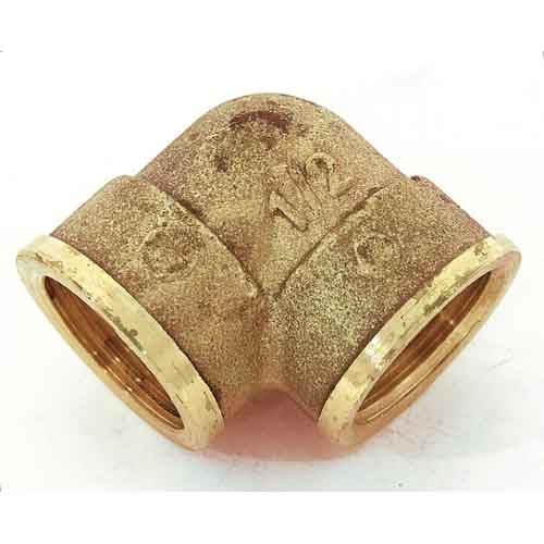 Lot de 2 coudes laiton femelle/femelle 12/17 (3/8