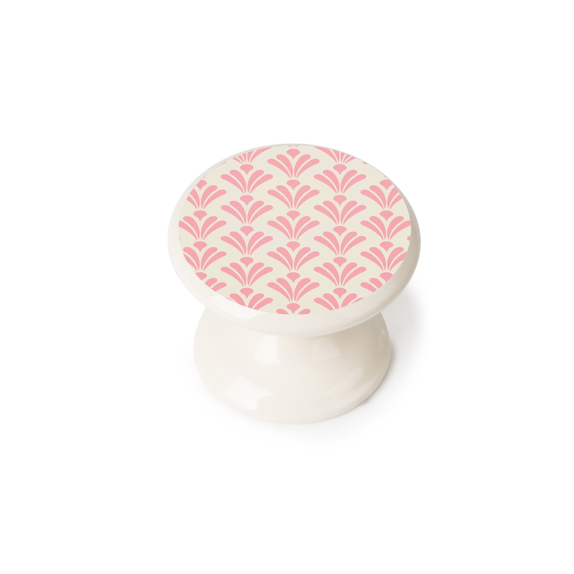 4 boutons de meuble ronds Charme, zamak multicouleur verni, Diam.33 mm - 3