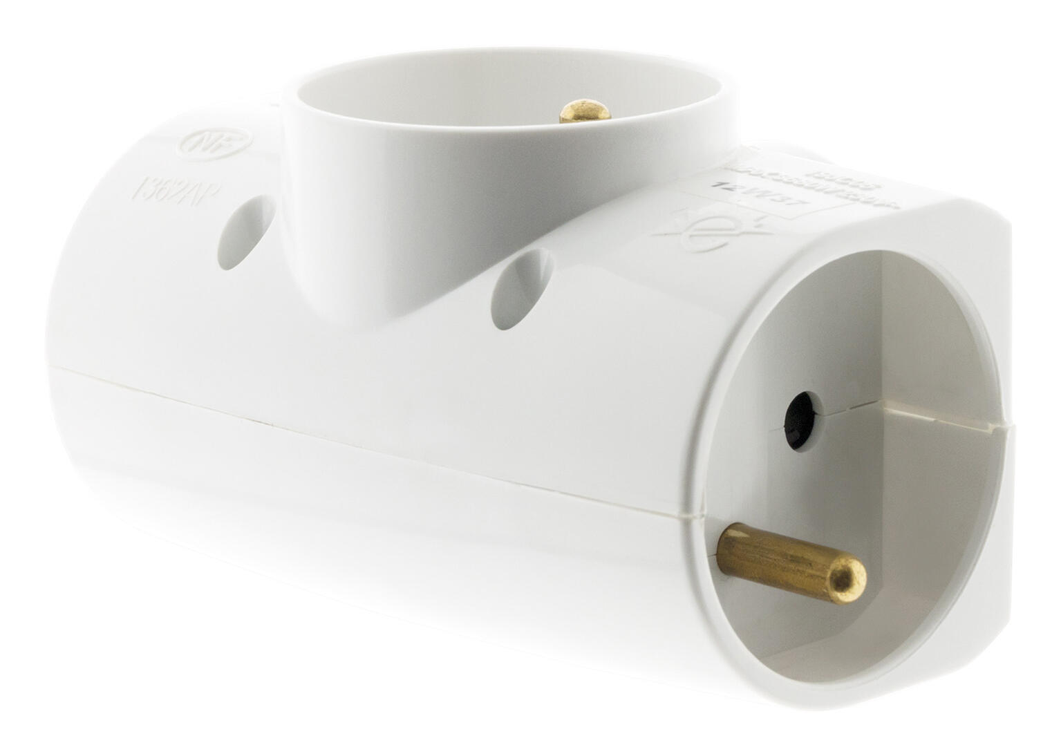 Multiprise 0 m blanc ZENITECH - 4