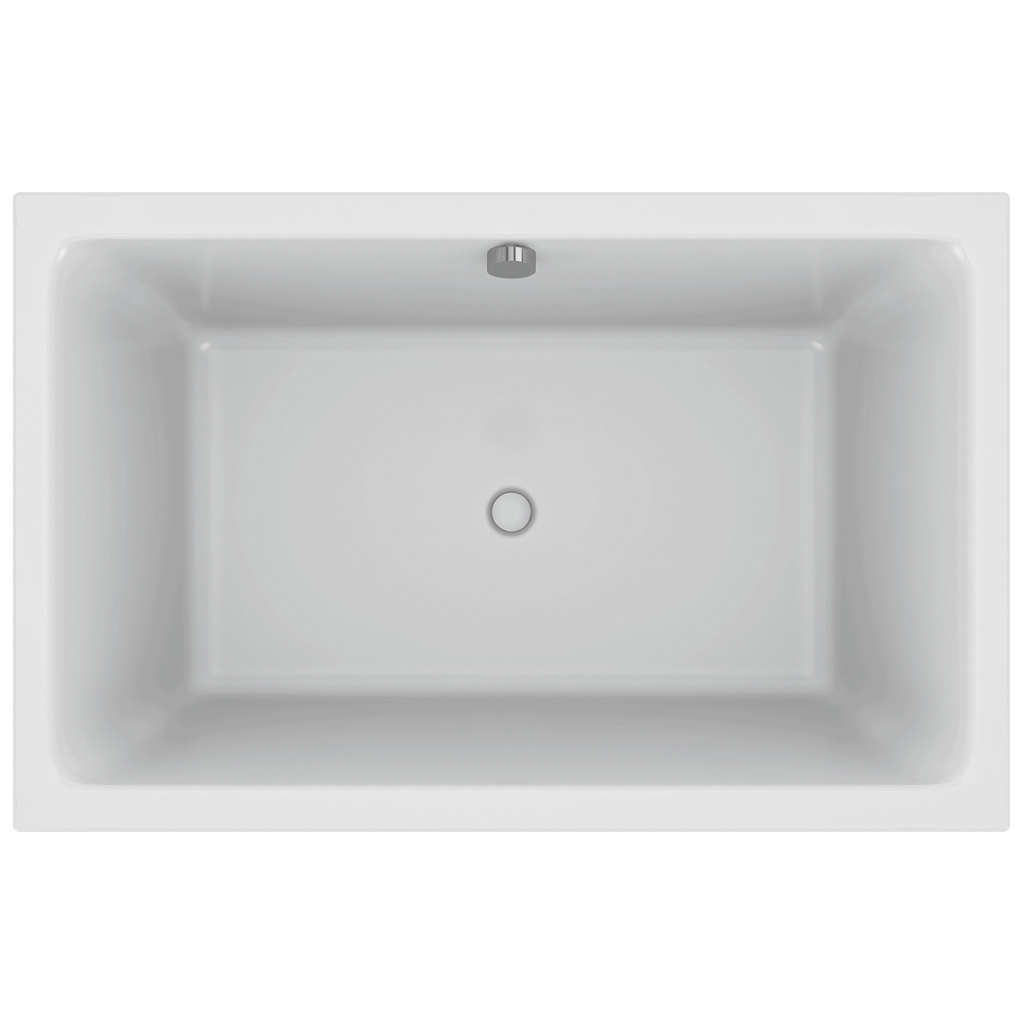 Baignoire bain douche rectangulaire L.120x l.80 cm blanc, JACOB DELAFON Capsule - 2