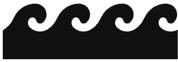 Frise marine en MDF brut, long. 198cm, section 7x6mm - 2