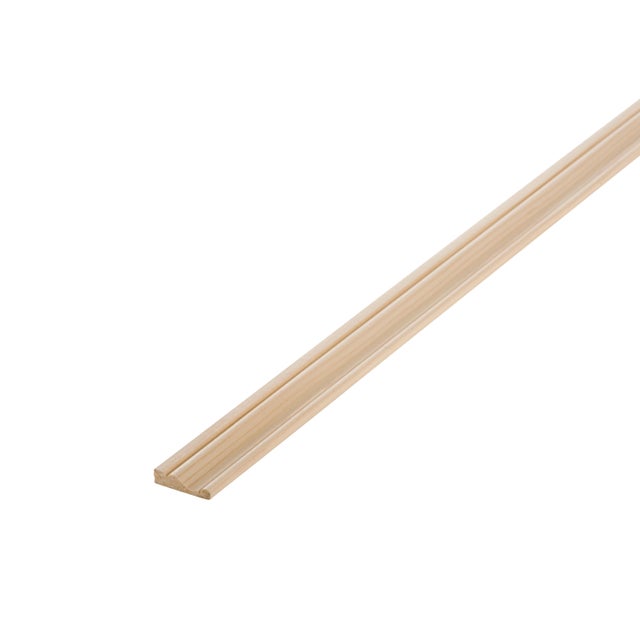 Chambranle sapin classique sans noeud, 9 x 38 mm, L.2.5 m