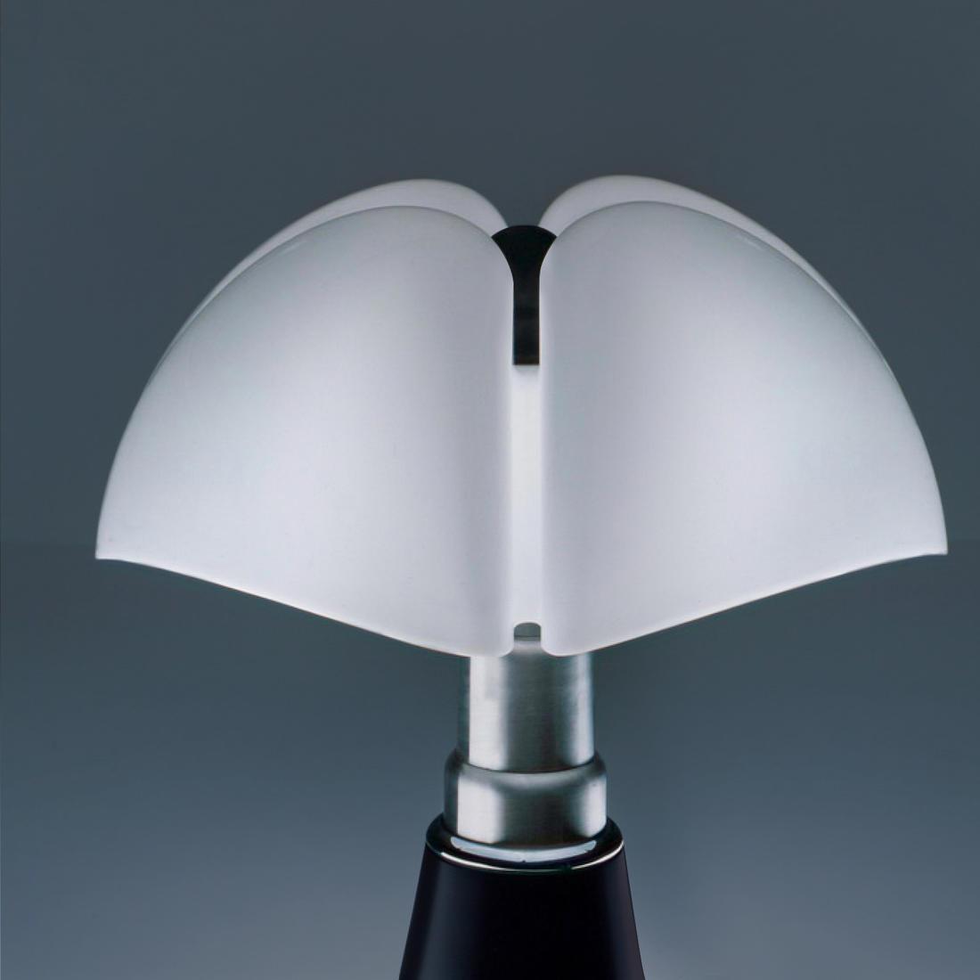 Lampe design Pipistrello noir/brun foncé, 4 ampoules, télescopique, H.66-88cm - 4