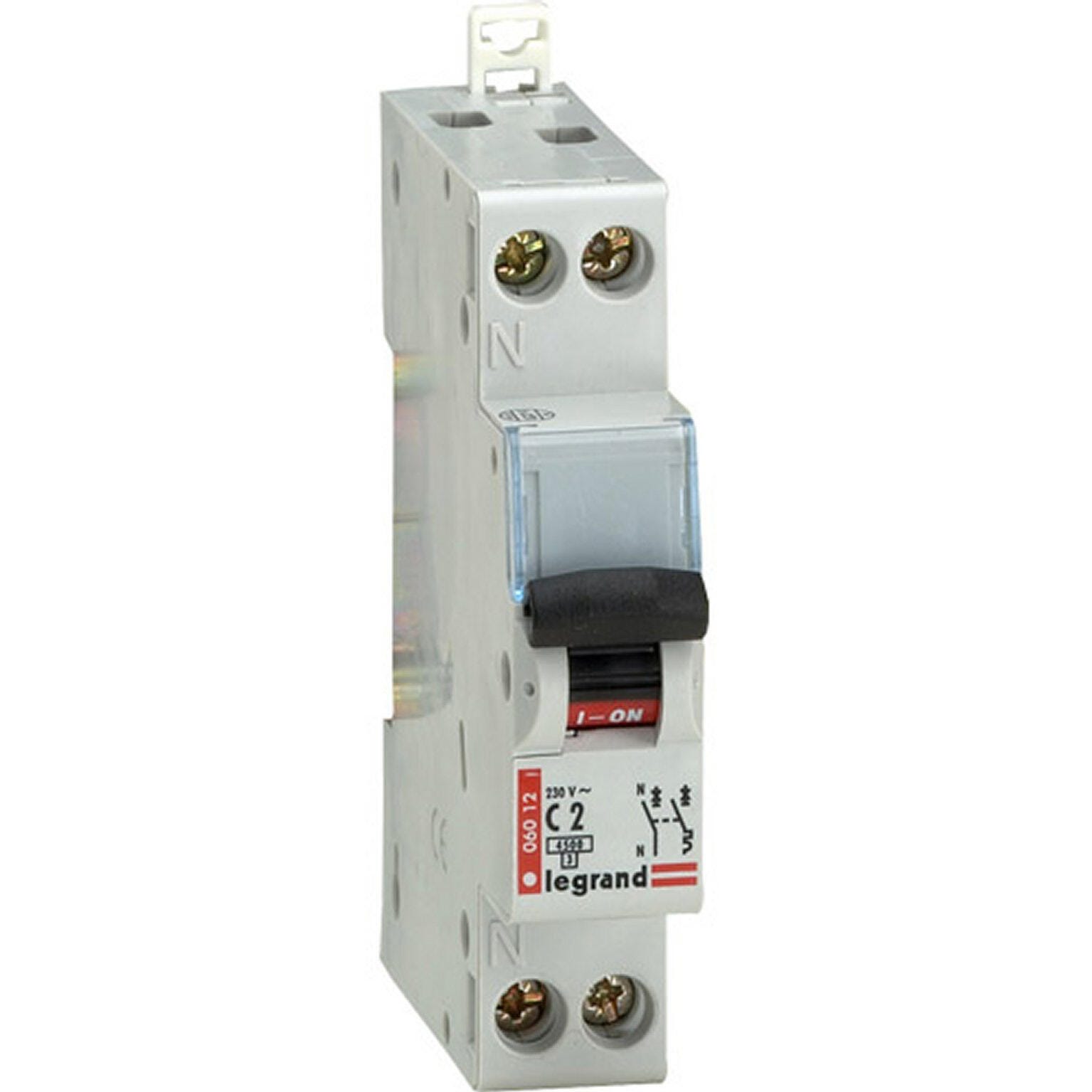 Disjoncteur Monophas 2A Dnx3 LEGRAND Leroy Merlin disjoncteur-monophas-2a-dnx3-legrand-leroy-merlin
