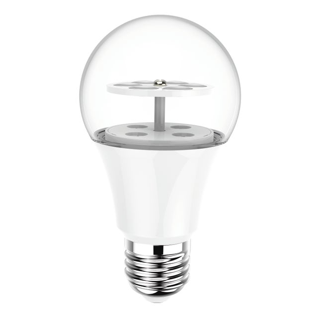 Lampadina LED, E27 goccia, trasparente, 6W = 1 LM classe energetica A, LEXMAN