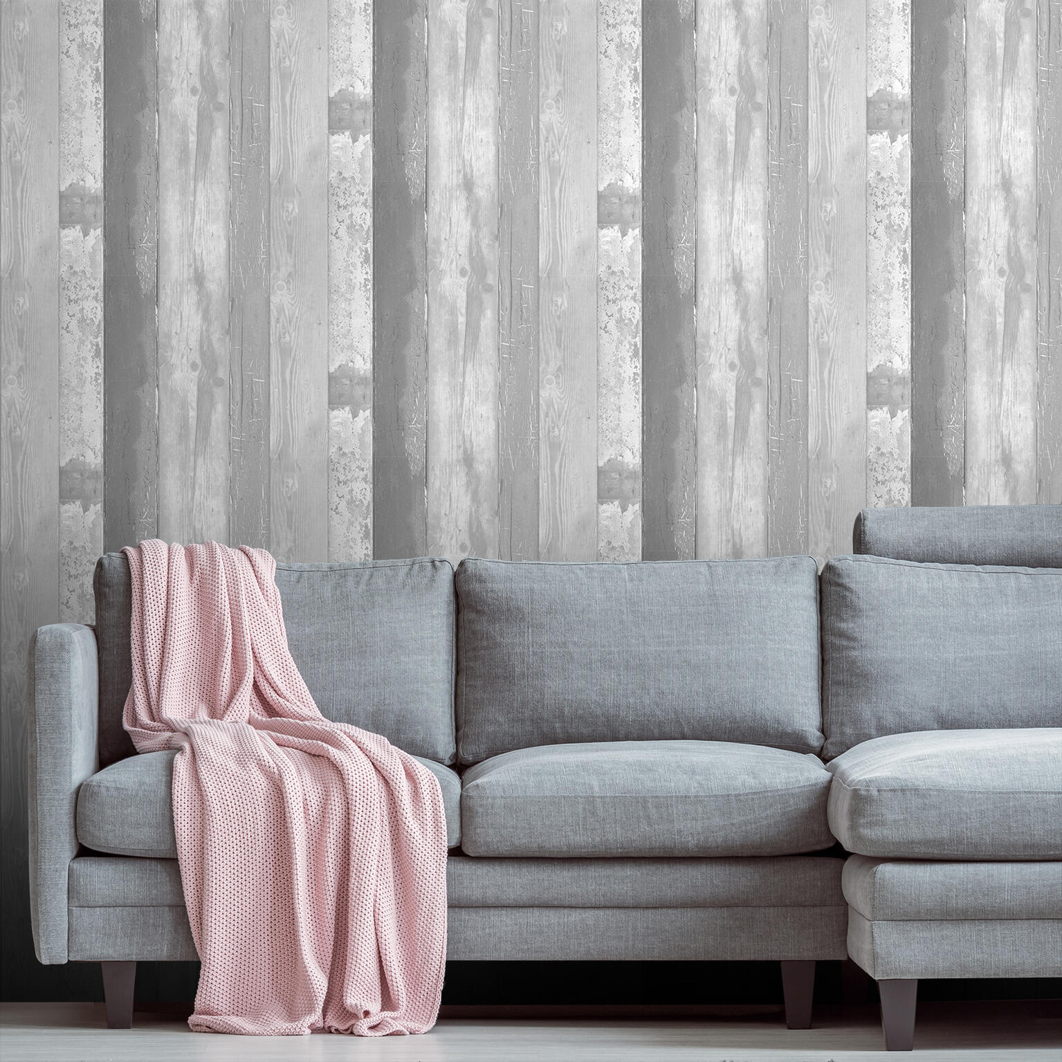 Papier peint intissé Sur intissé eastport gris - 3