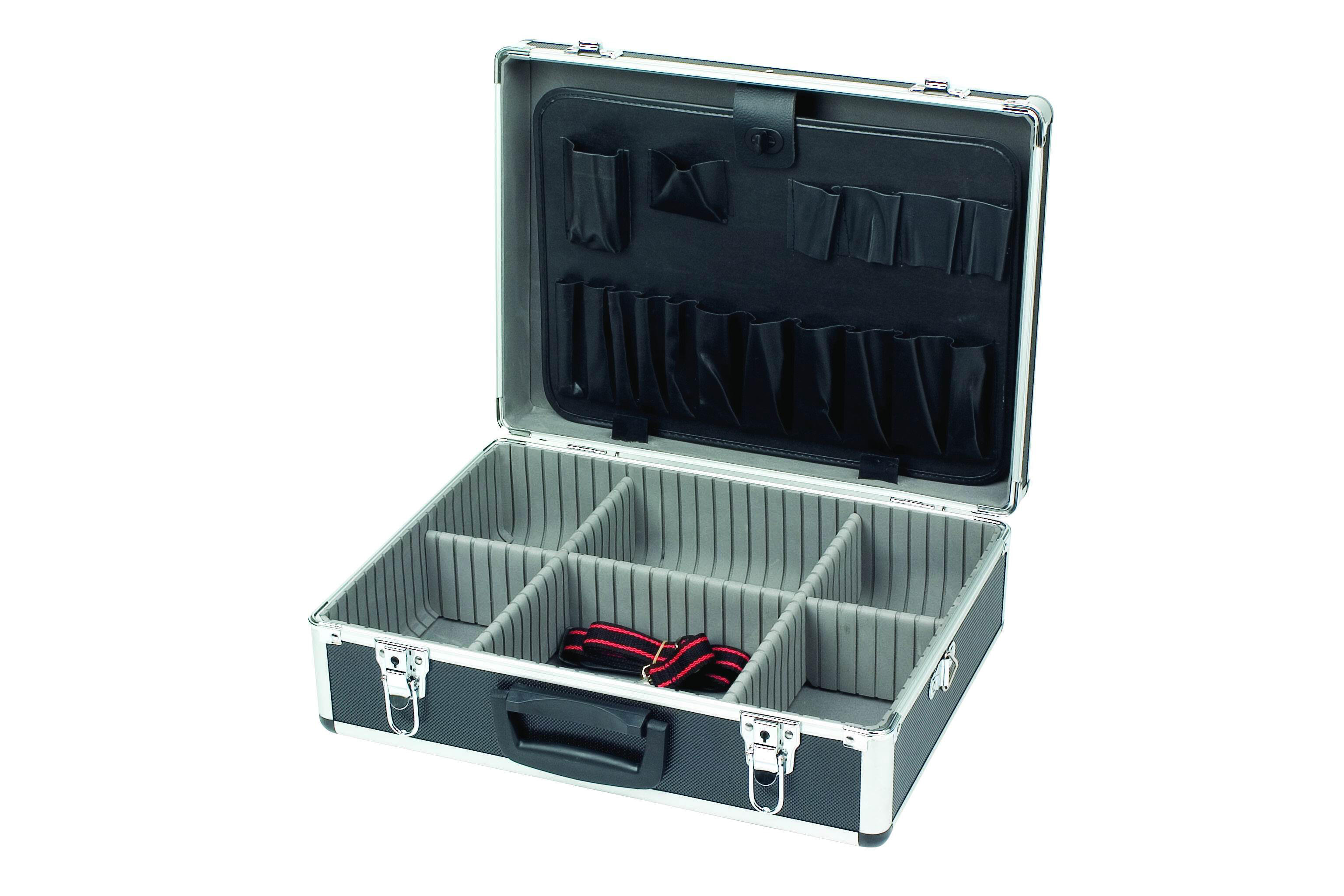 Malette à outils aluminium gris / argent / noir l.33 cm | Leroy Merlin