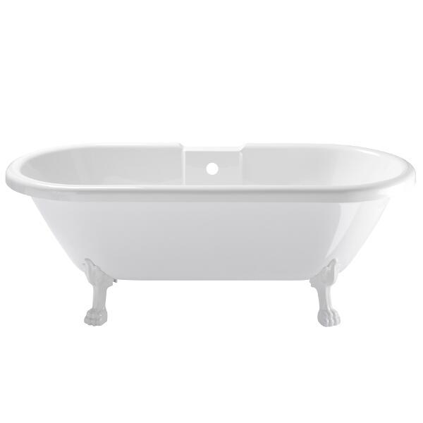 Baignoire îlot l.80 x L.175 cm blanc patte de lion Charleston, LG INDUSTRIES - 3