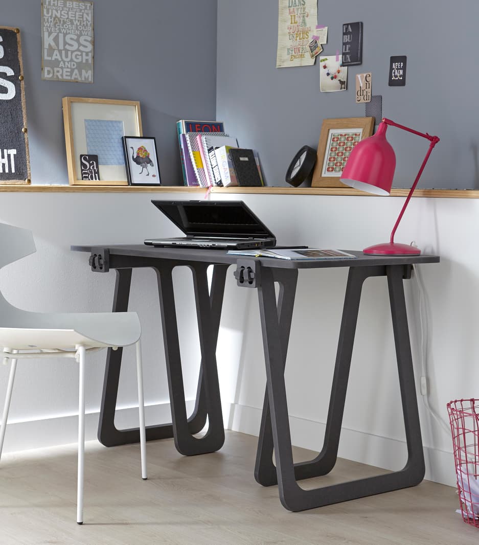 Des tréteaux arrondis pour un bureau inspirant | Leroy Merlin