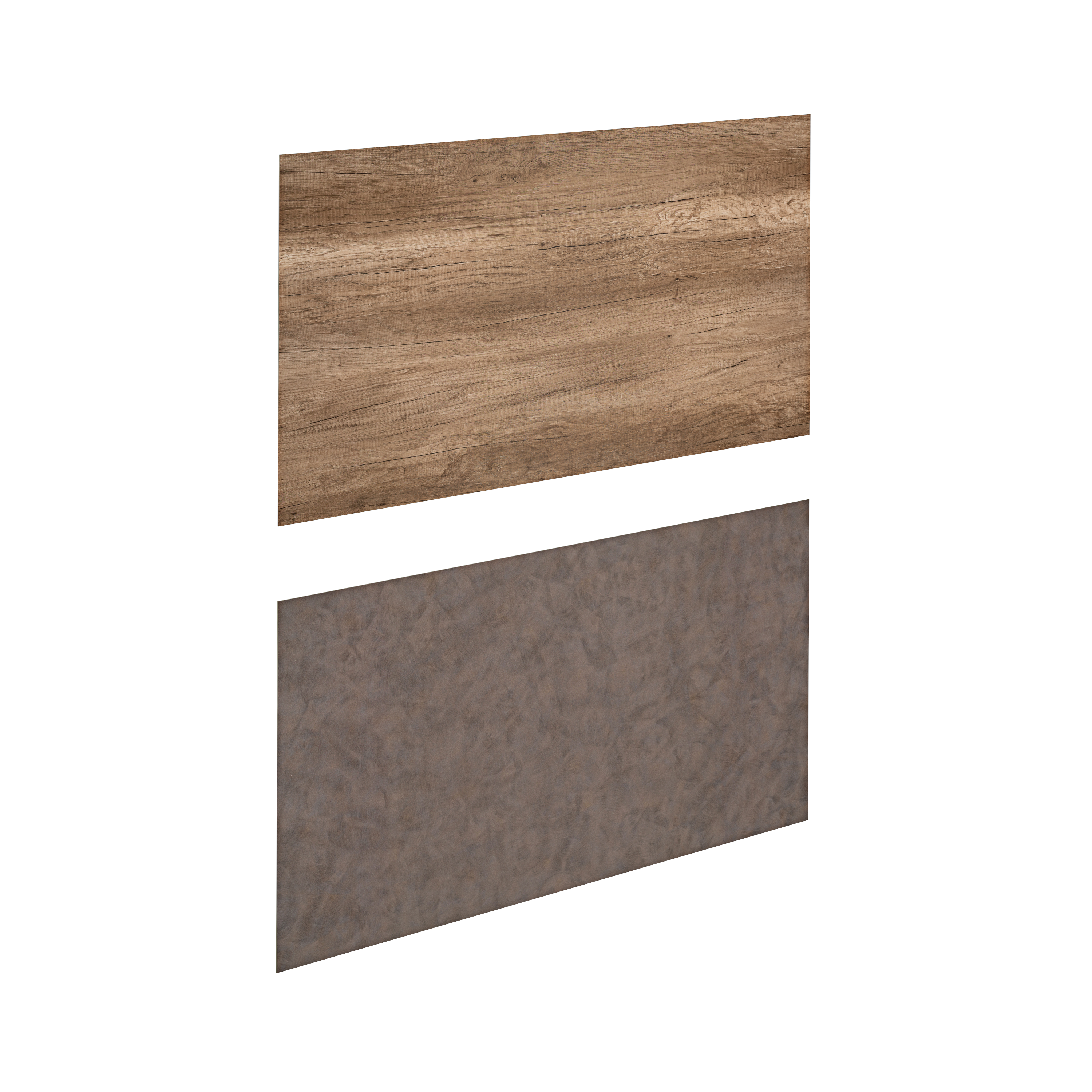 Crédence compact réversible Bois/béton L.120 x H.63.5 cm, Ep.2 mm - 5