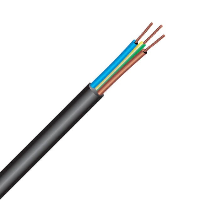 Cavo elettrico flessibile H07RN-F 5 x 2,5 mm² L 50 m ELECTRALINE nero vendita al metro