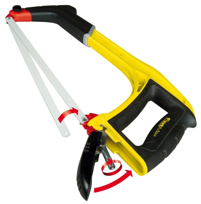 Scie arquée pour métaux les plus durs (bi-métal) 300mm, 24 dents STANLEY FATMAX