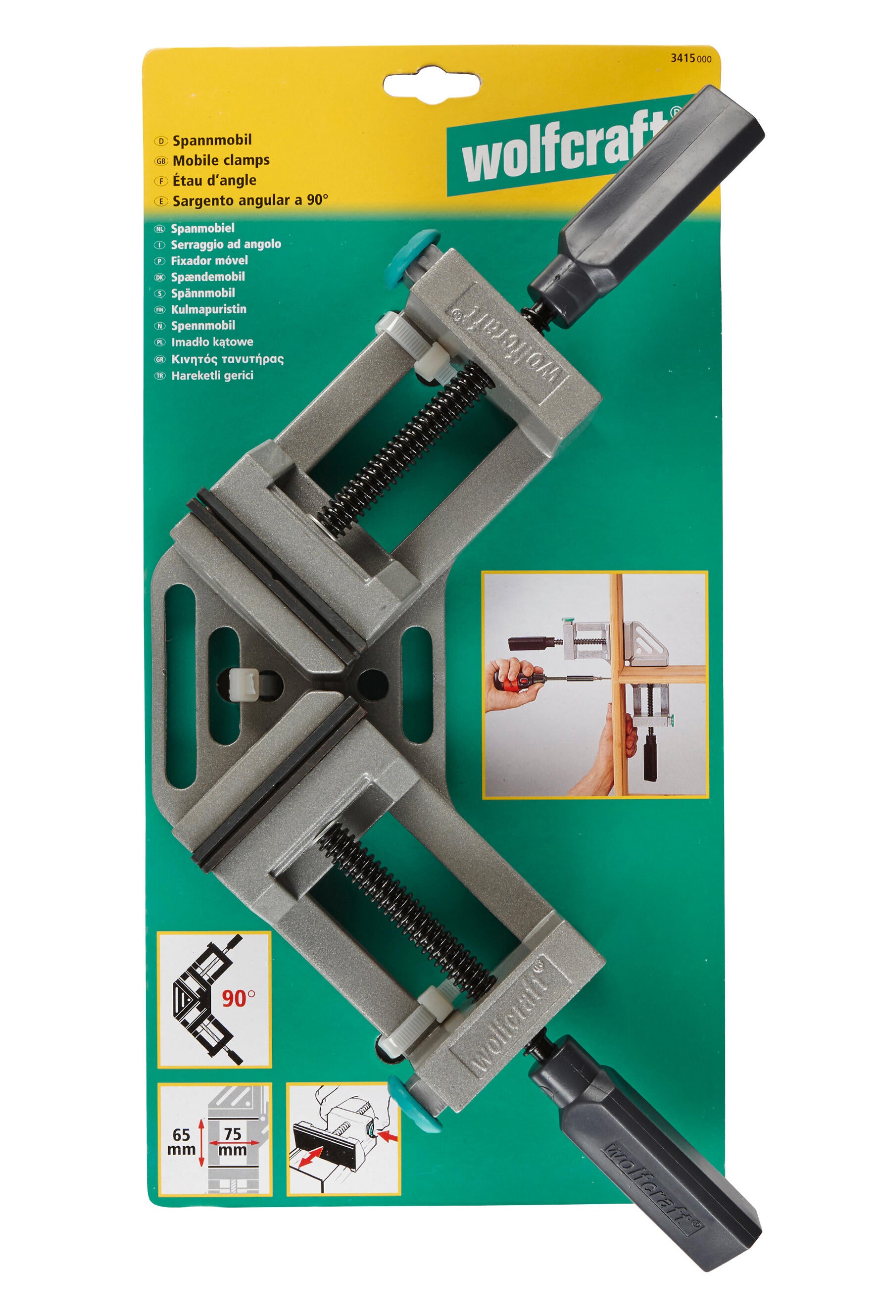 Eclisse d'angle WOLFCRAFT, 65 mm - 2