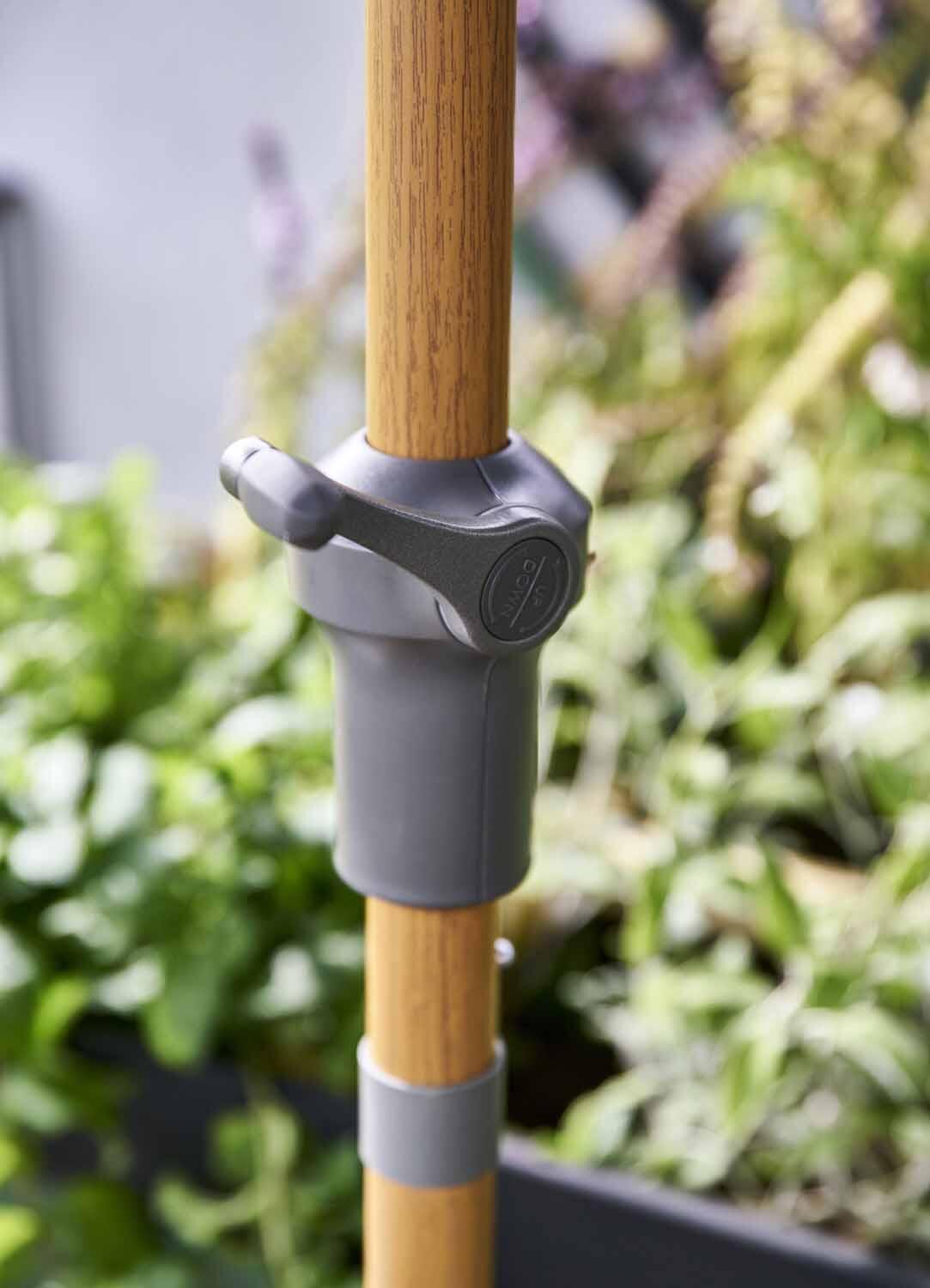 Parasol NATERIAL Agora blanc octogonal - 9