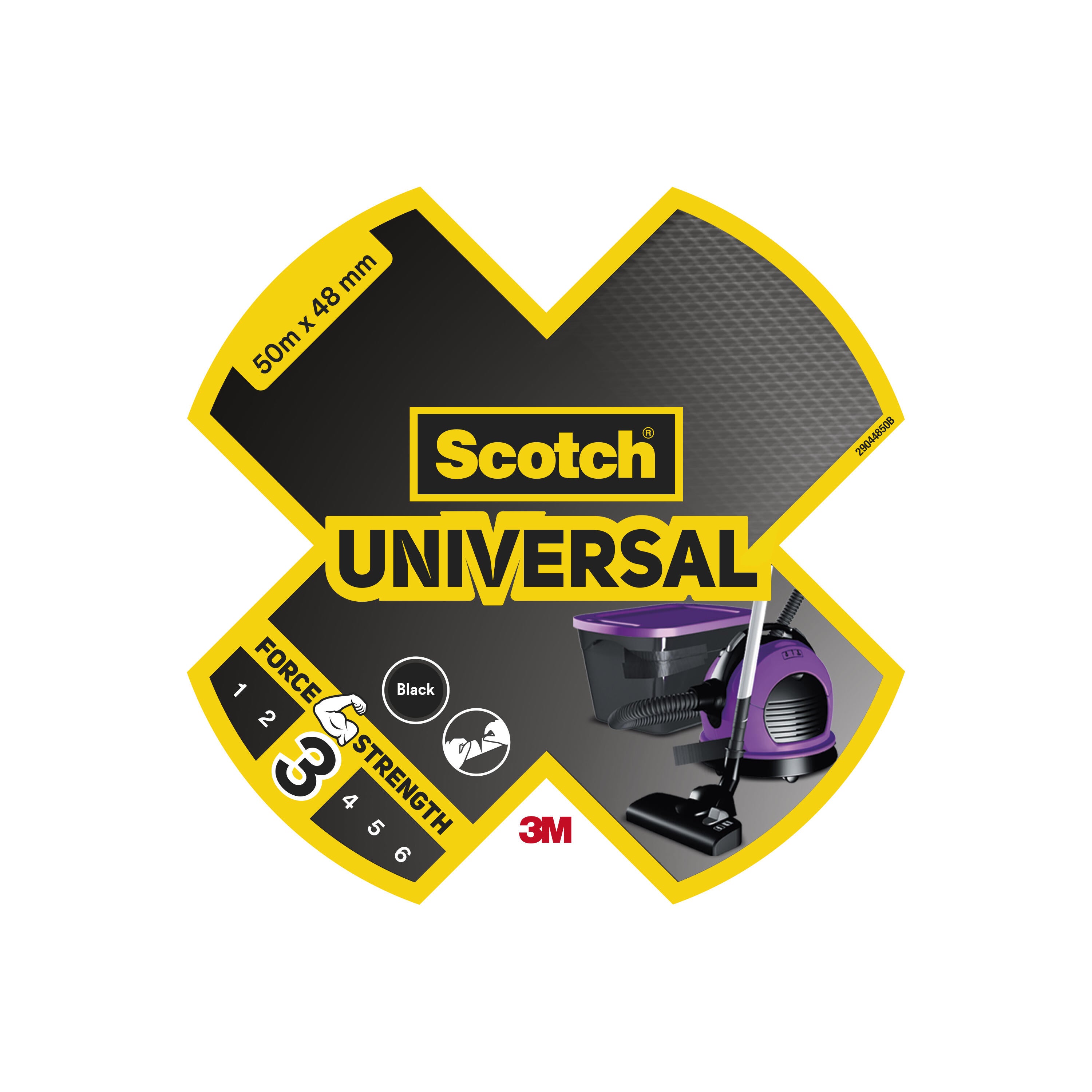 Adhésif de réparation Universal SCOTCH L.50 m x l.48 mm noir - 2