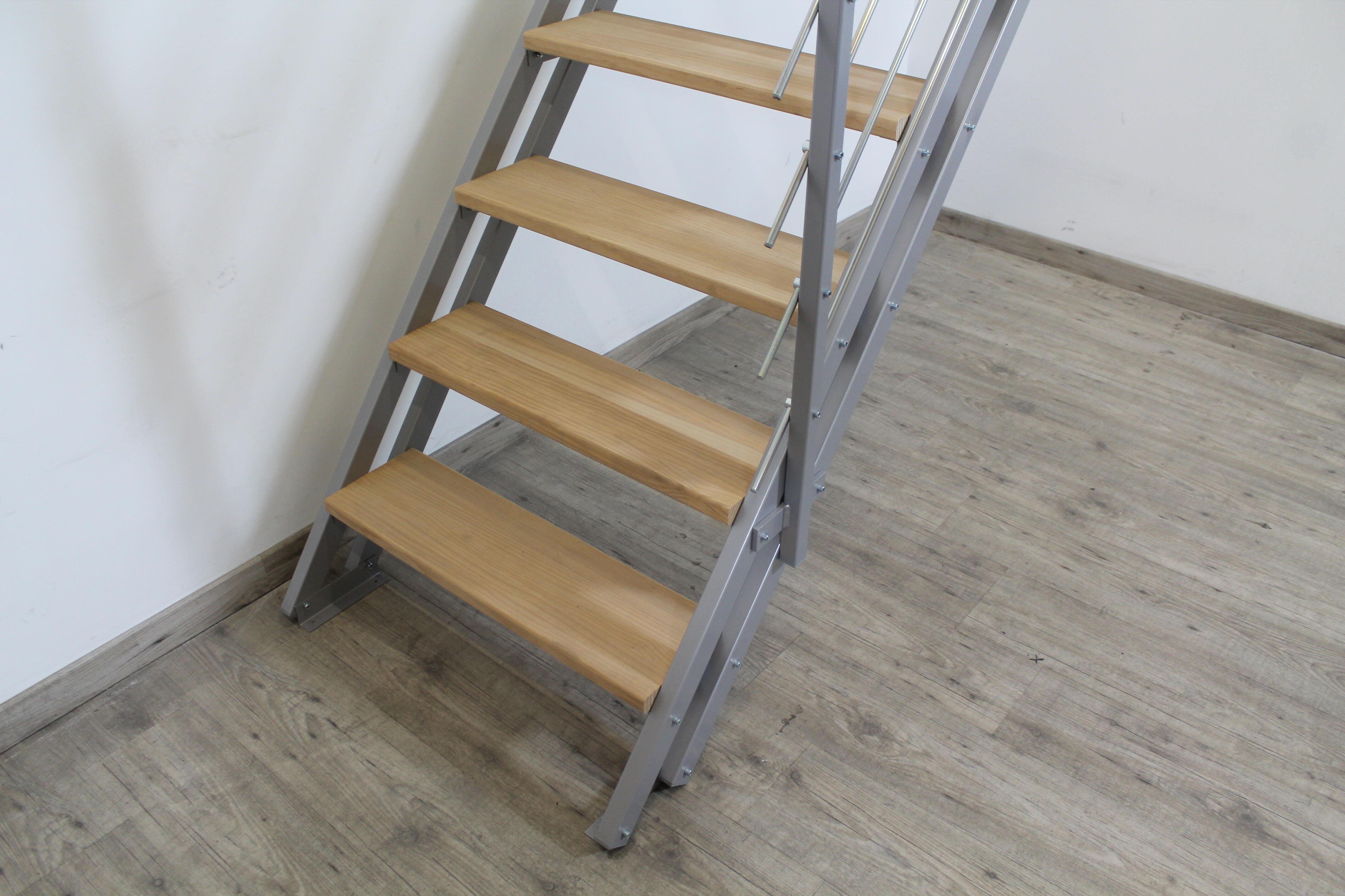 Rambarde Escalier ESCAVARIO gris main courante grise - 6