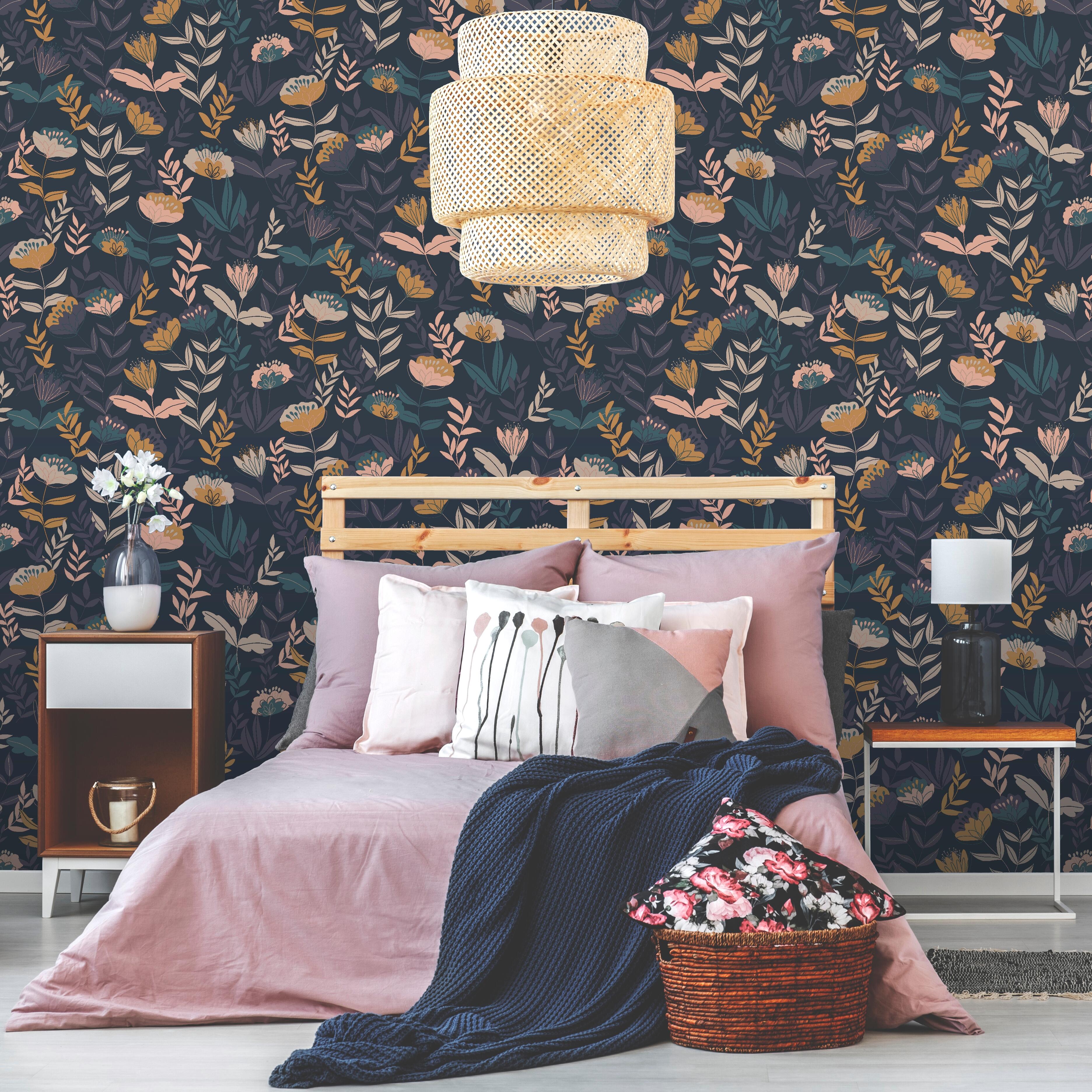 Tapisserie Fleur Leroy Merlin