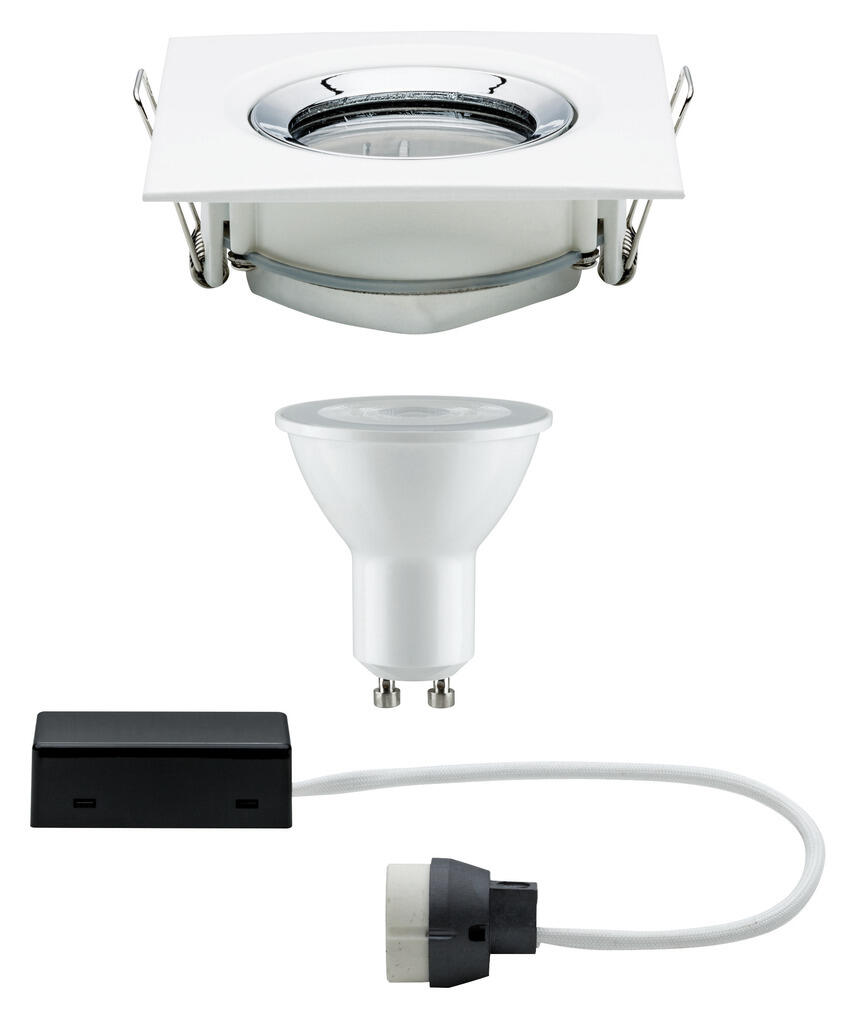 Kit 1 spot à encastrer BBC Nova orientable led PAULMANN GU10 blanc - 3