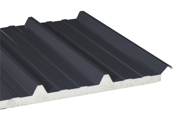 Plaque de couverture , gris, l.105 x L.310 cm, Ep.40 mm