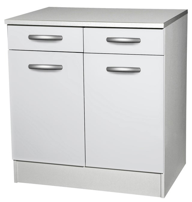 Base EcoSpring bianco L 80 x H 86 x P 60 cm
