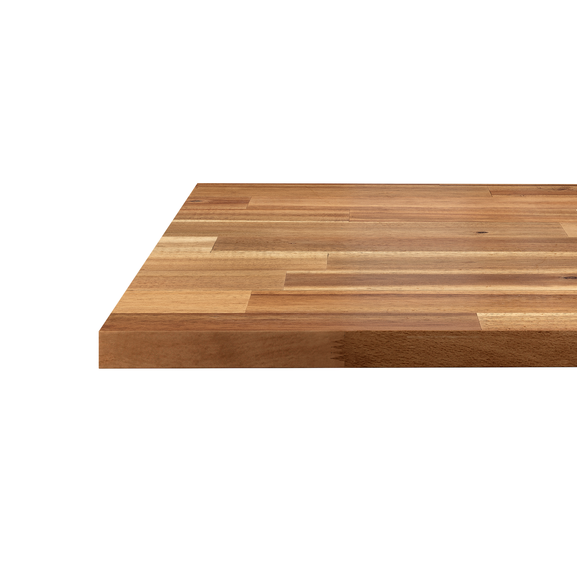 Plan de travail huilé Acacia lamellé L.250 x l.65 cm, Ep.26 mm - 2