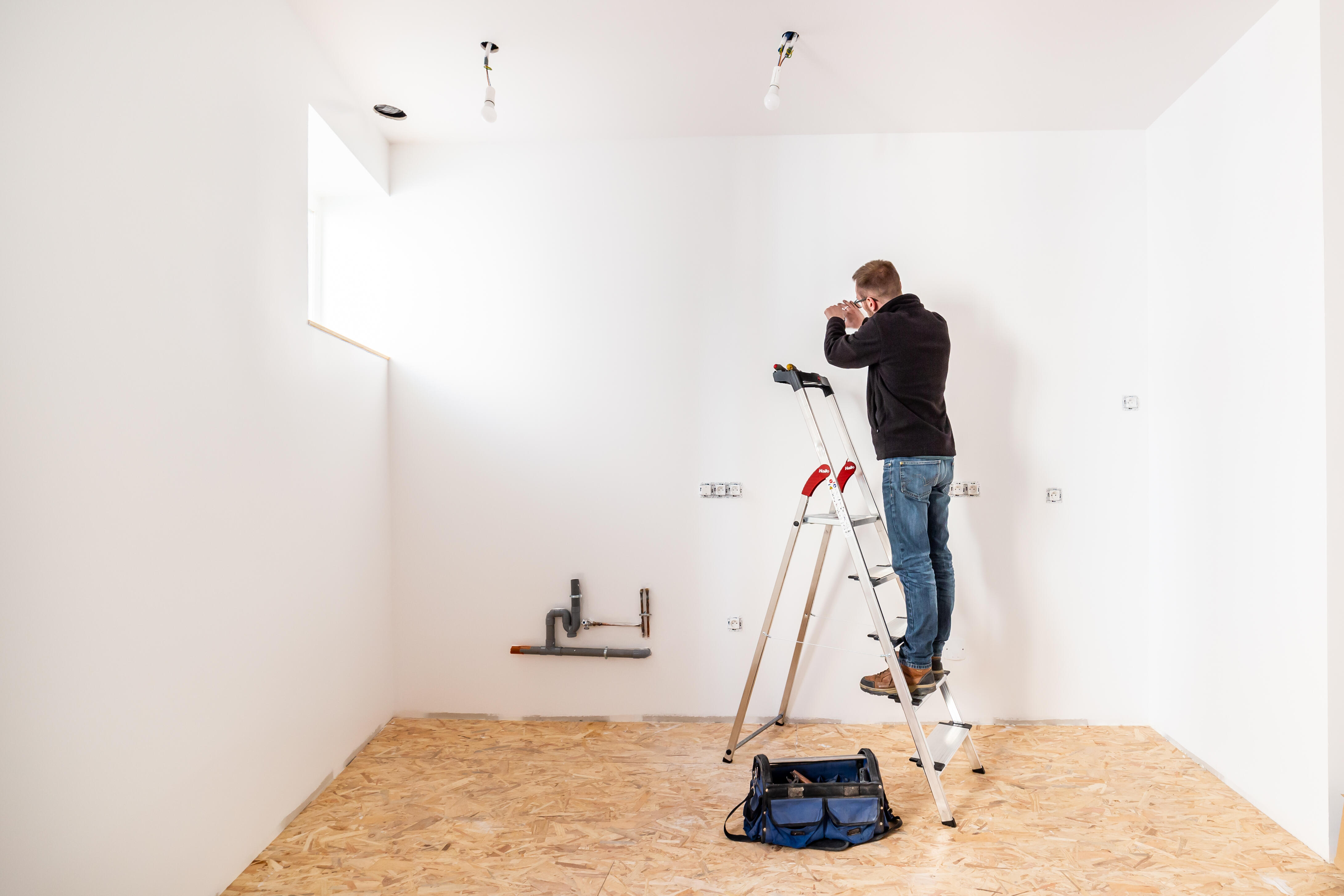 Escabeau aluminium HAILO 5 marches - 5