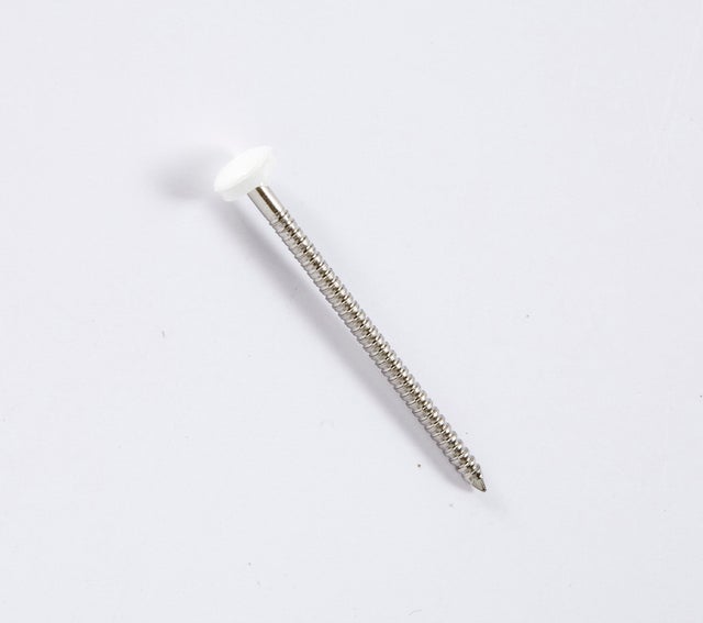 Lot de 200 pointes de fixation P40ab.lm blanc acier L.40 mm