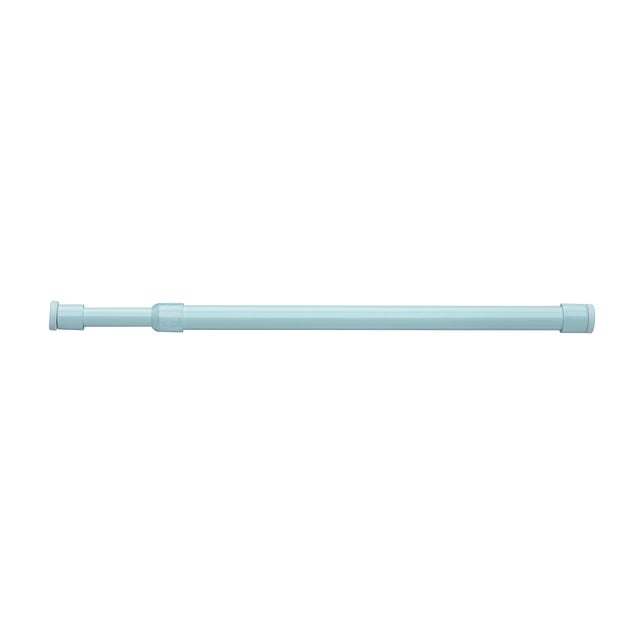 Kit bastone per tendina a vetro a pressione estensibile da 20 a 30 cm in acciaio verniciato bianco opaco Ø 9 mm INSPIRE