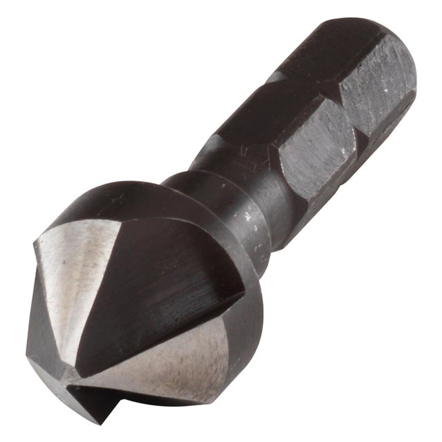 Fraisoir conique HSS pour métal, emmanchement 6 pans WOLFCRAFT, Diam.12 mm