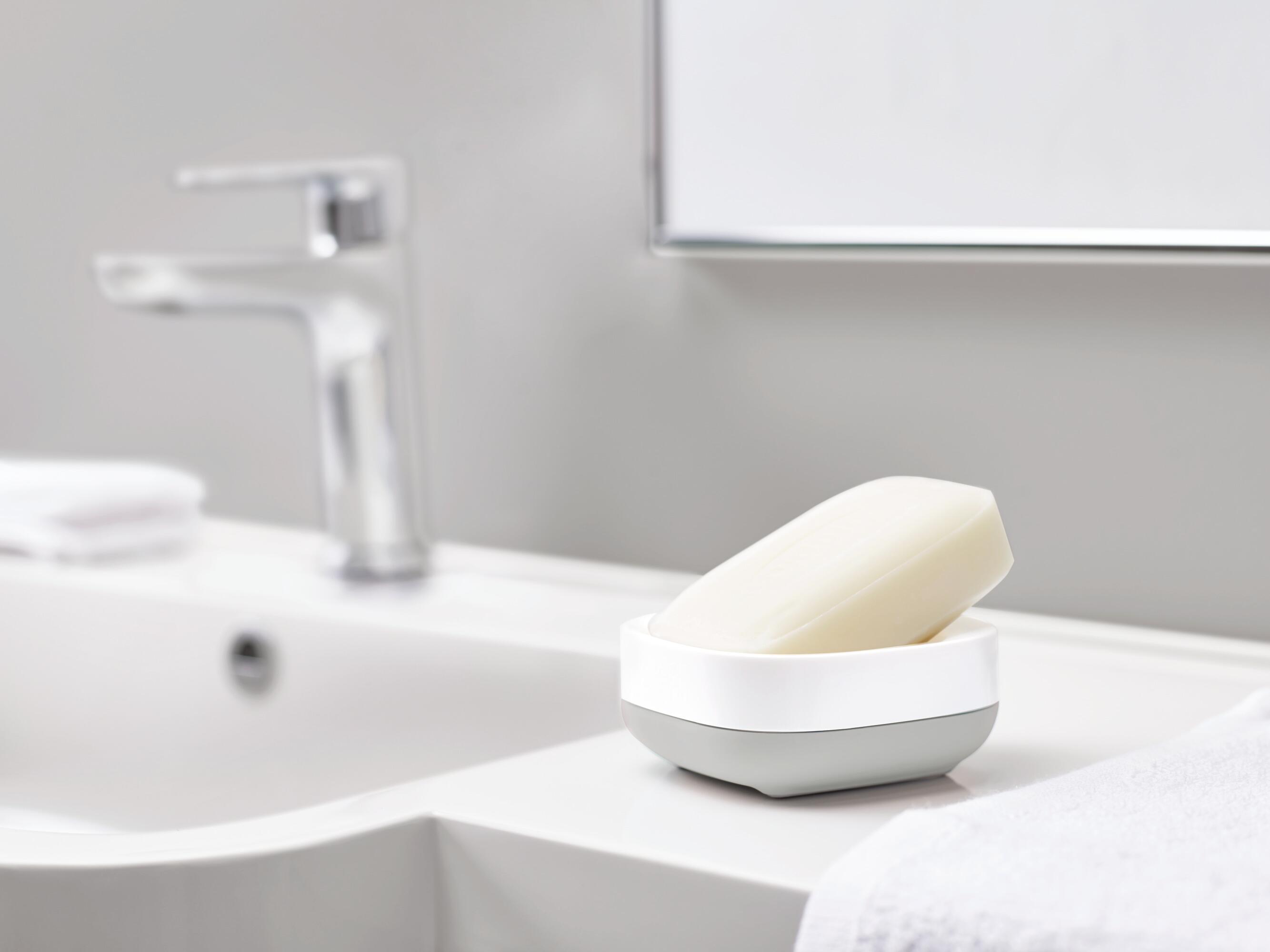 Porte-savon SLIM blanc gris JOSEPH JOSEPH - 2