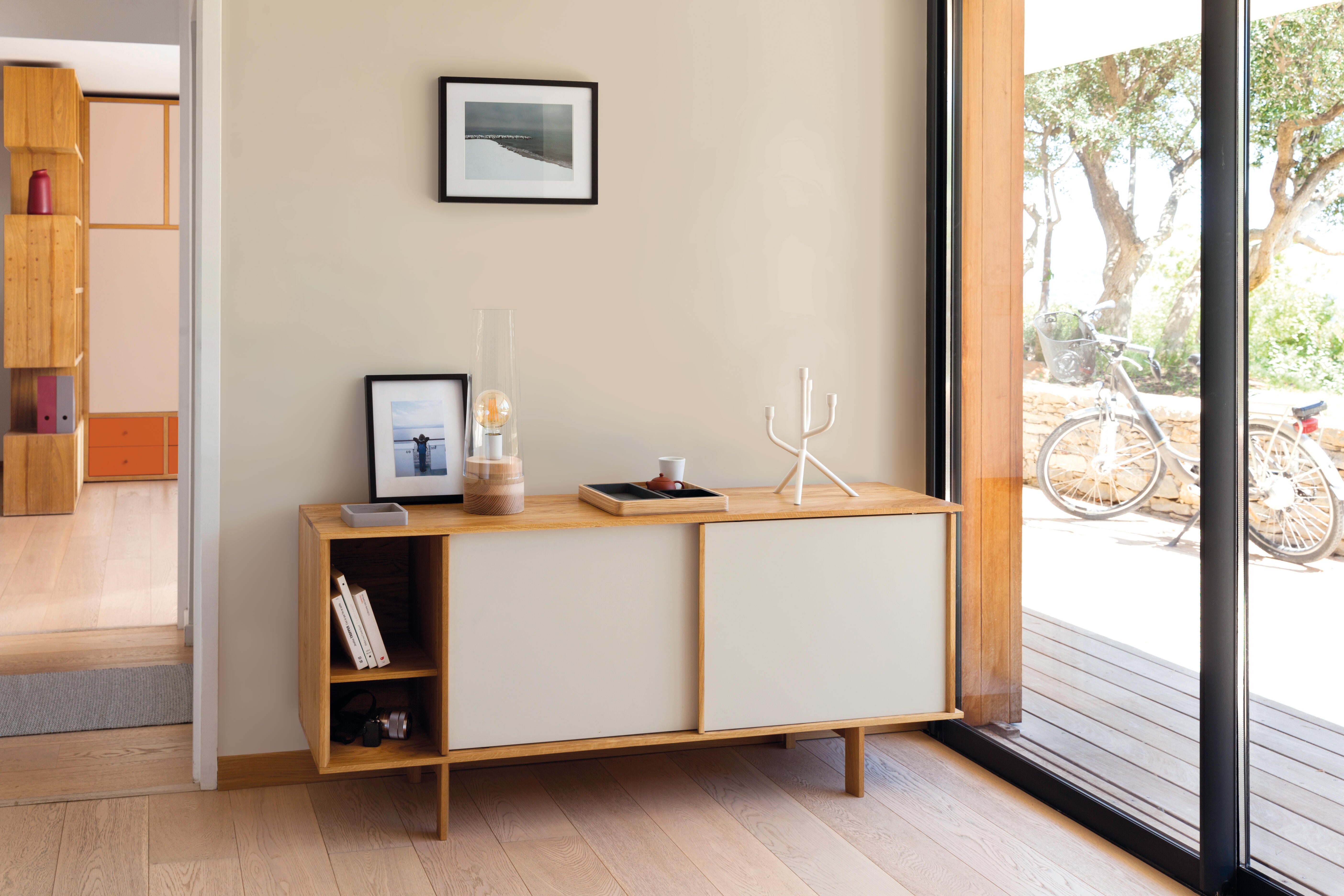 Sticker repositionnable 10x15 cm ENVIE beige lin velours - 3