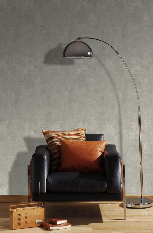 Papier peint intissé Sand béton anthracite