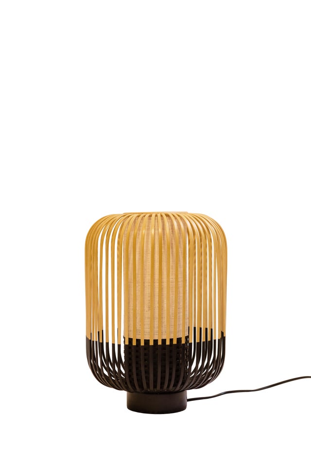 Lampe Bamboo, bois, H.39 cm, E27