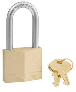Cadenas avec clé MASTER LOCK laiton, l.40 mm