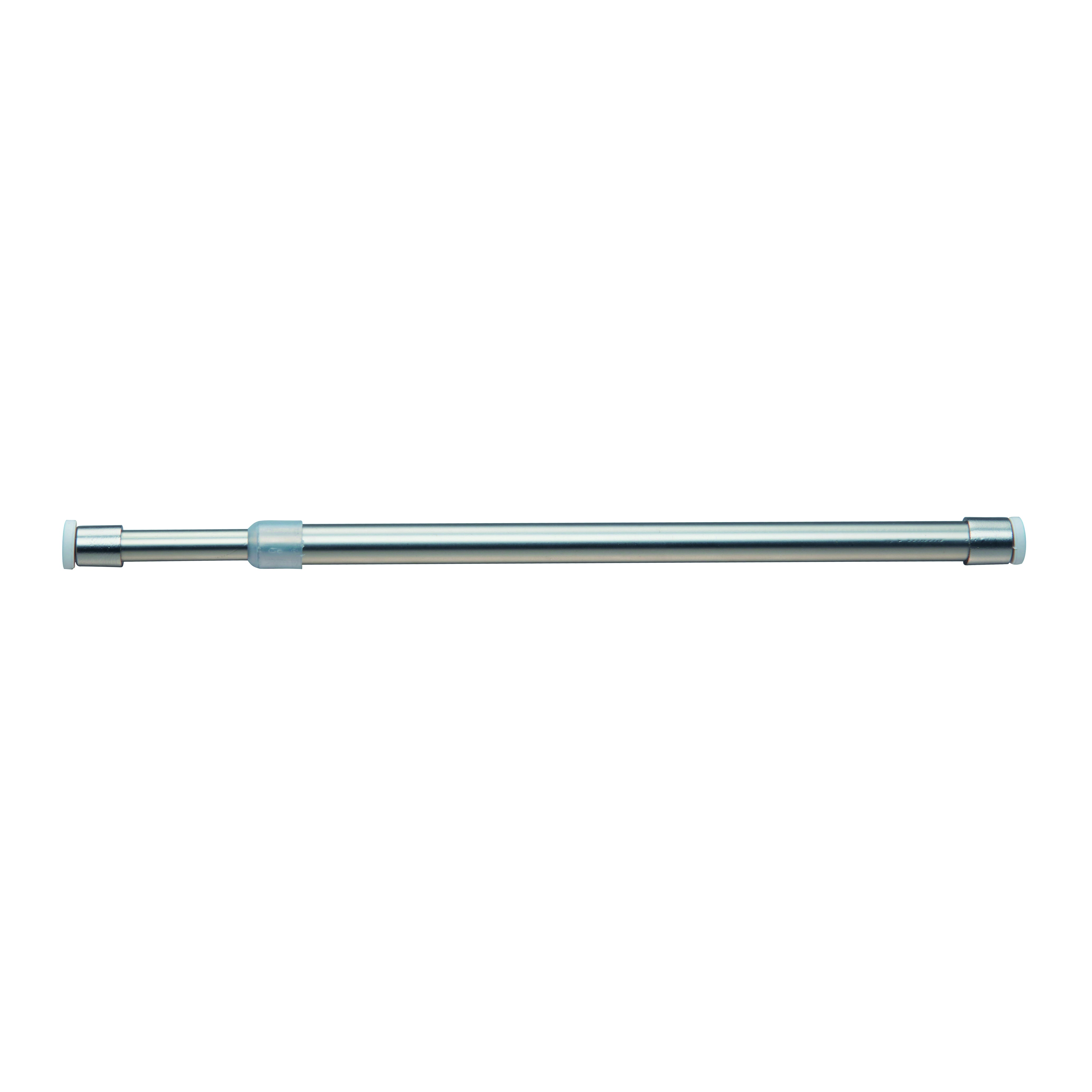 Bestlivings 2er Pack Asta di serraggio (Argento) tecnica a vite estensibile 60-90 cm, asta per tende da klemmen, per tende leggere, senza foratura - Adesivo