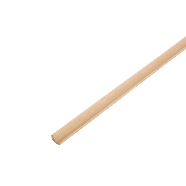 Corniche sapin moderne sans noeud, 18 x 18 mm, L.2.5 m